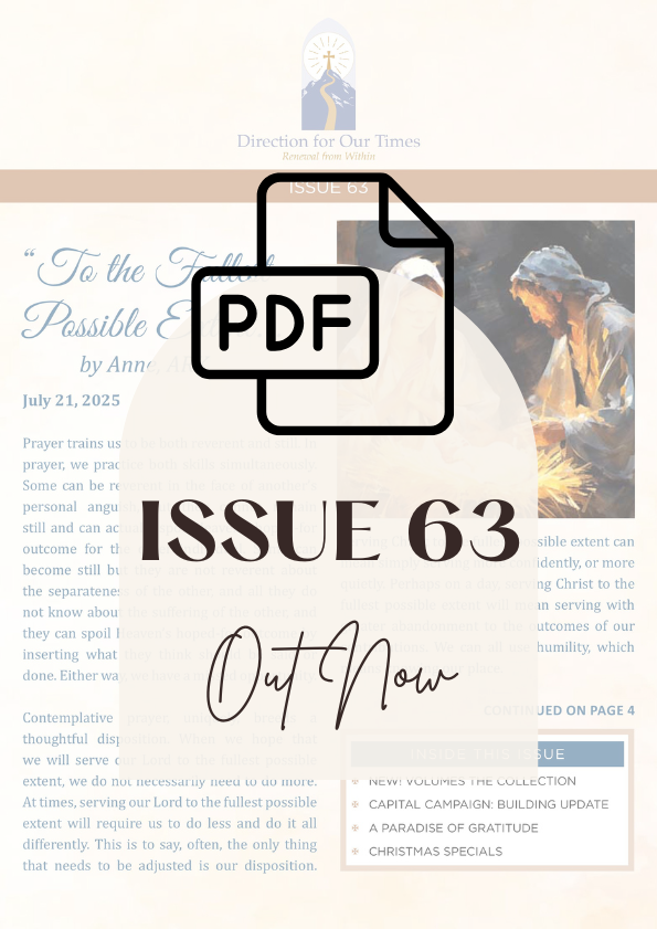 Apostolate Newsletter Subscription - Digital Copy