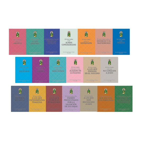 Colección completa de folletos El cielo habla (Complete Set of Heaven Speaks booklets in Spanish)